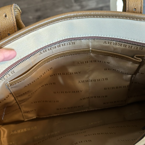 Burberry novacheck canvas tote bag COA - Picture 11 of 17